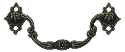 Produktbild von 10 Griffe für Schatullen und mehr, 71mmx26mm, antikmessing