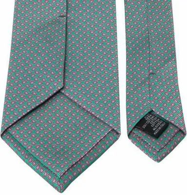 Produktbild von Herren Krawatte Mintgrün Paisley-Muster Mogador