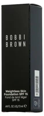 Produktbild von Bobbi Brown Mini Weightless Skin Foundation SPF 15, Pumpenflasche, Creme, Jeder Hauttyp, Feuchtigkeitsspendend, Neutral, Natürlich/Natur