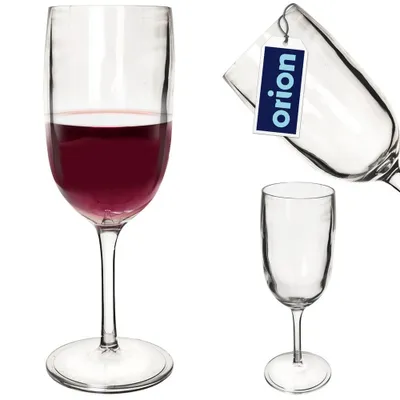 Produktbild von Orion Weinglas Rotweinglas Weißweinglas aus Kunststoff bruchsicher 320 ml