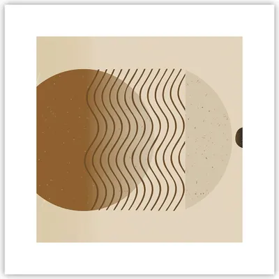 Produktbild von Poster - Poster ohne Rahmen - Abstraktion Geometrie Minimalismus - 30x30 cm - Wand Bild - Wanddeko - Wandbilder - Kunstposter - Wandposter - Bilder - Kunstdruck - Wanddekoration - P2XAC30x30-5043