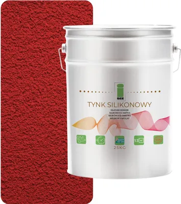 Produktbild von Silikonputz 3001 Außenfassade Rot 1,5 mm Premium 25 kg
