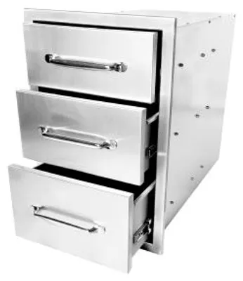 Produktbild von Kommode Schubladenschrank Beistellschrank Silber