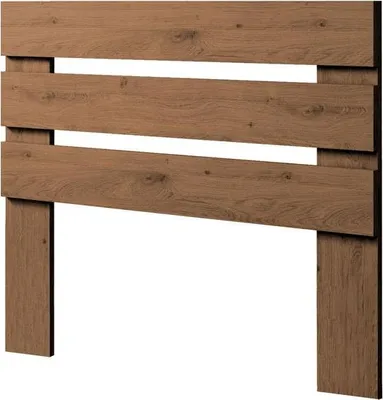 Produktbild von Lermowood Bettkopfteil "Z1" 70x90cm Eiche –Elegantes Kopfteil fürs Bett – stilvoll und bequem – verschiedene Größen & Farben - Massivholz Kiefer