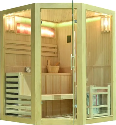 Produktbild von Sauna Calgary traditionelle Heimsauna Saunakabine Saunaofen Harvia Zubehör
