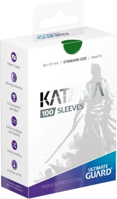 Immagine prodotto di Ultimate Guard Katana Sleeves Formato Standard (100) - Verde
