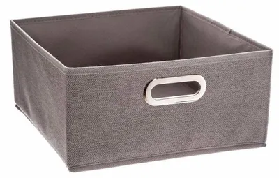 Obrázok produktu pre Textilný úložný box na oblečenie 31 x 15 cm čierny