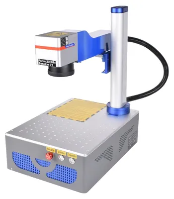 Produktbild von Faserlaser-Markiermaschine - 30 W - Markierfläche 175 × 175 mm - Metallgravur - Beweglich - 100–240 V - UK-Stecker