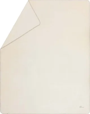 A folded blanket is shown from a top-down perspective.