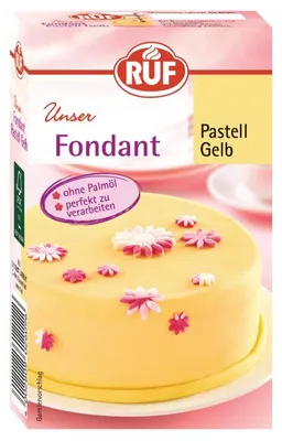 Produktbild von RUF Fondant Pastell Gelb