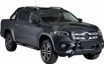 Immagine prodotto di Minigonne laterali in acciaio inox per Mercedes Classe X 2017-2020 nero