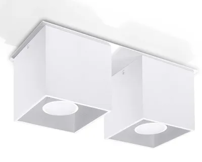 Zdjęcie produktu dla Oprawa natynkowa spot QUAD 2 Biały SL.0065 Sollux
