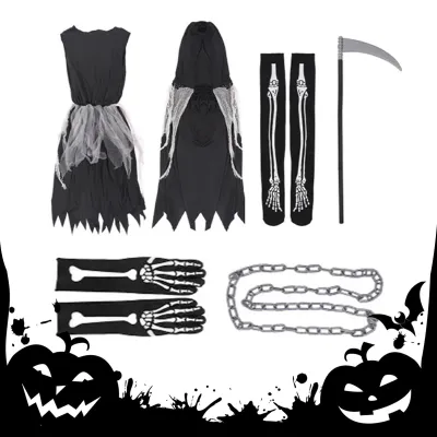 Productafbeelding van Halloween kostuumset voor kinderen, inclusief accessoires