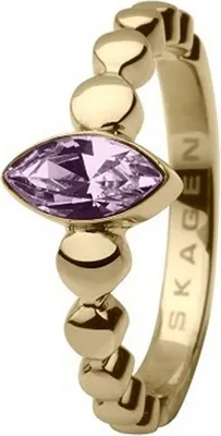 Produktbild von Skagen Damen Ring Gold JRSG005, Ringgröße:52 (16.6) SS6 M43