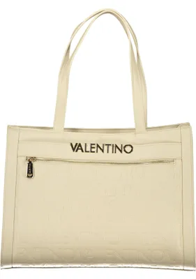 Produktbild von Eleganter beige Shopper mit Schulterhenkeln und praktischen Fächern