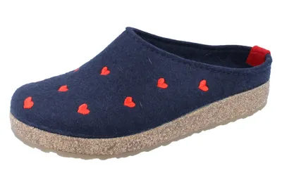 Produktbild von HAFLINGER Grizzly Cuoricino mittelblau/Wollfilz - Größe: 41