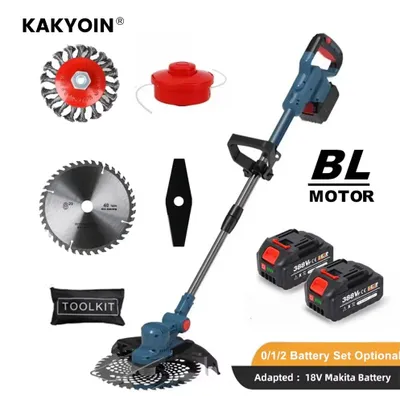 Obrázok produktu pre Elektrický krovinorez – pracovná šírka 8 palcov – bezuhlíkový motor – určený na údržbu záhrady