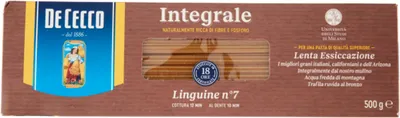 Image de Linguine complètes n°7, 500 g, marque De Cecco