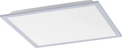 Produktbild von JUST LIGHT LED Deckenpanel FLAT dimmbar per Simply Dim Funktion, Memoryfunktion, CCT+tunable white silber Wohnbereich z.B. Wohnzimmer, Esszimmer, Schlafzimmer, Flur, Küche, Büro