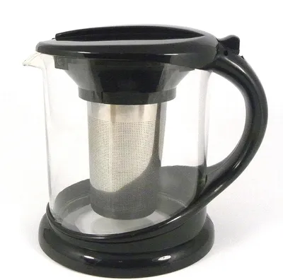 Produktbild von Teekanne  New Bistro 1,0L mit Edelstahl Teesieb - schwarz