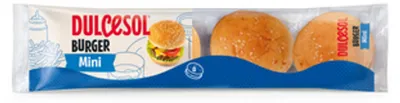 Obrázek produktu pro Mini housky na hamburgery se sezamem Dulcesol 190 g