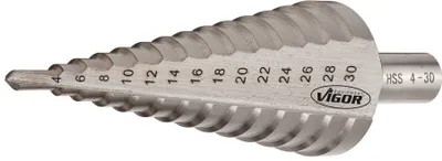 Produktbild von VIGOR HSS-Stufenbohrer 4 – 30 mm V2396 4 - 30 mm