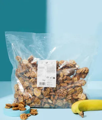 Produktbild von KoRo I Getrocknete  Bananenscheiben aus Sri Lanka 1 kg