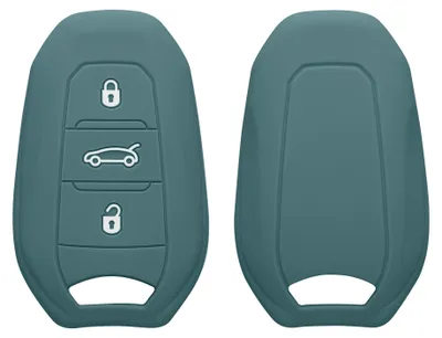 Produktbild von kwmobile Schlüsselhülle für Peugeot Citroen 3-Tasten Smartkey Autoschlüssel (nur Keyless Go) Hülle - Autoschlüssel Schlüssel Hülle aus Silikon -