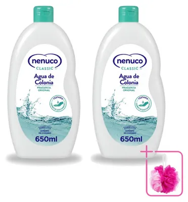 Immagine prodotto di 2 flaconi di Acqua di Colonia Klassik Nenuco - 500 ml - Confezione risparmio - 2 pezzi
