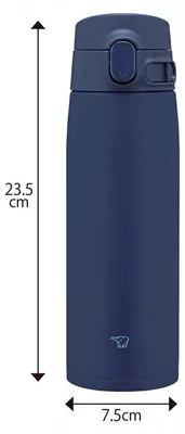 Produktbild von Zojirushi SM-VB72-AM Thermobecher Edelstahl 720ml Dunkelblau