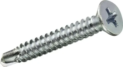 Produktbild von Box M 15 Stück. Schraubenkopf verzinkt Cr 4,2x19mm Fadix
