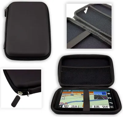 Produktbild von caseroxx GPS Navigationsgeräte-Tasche Navi Hülle für Ihr GPS Gerät Garmin DriveSmart 86 GPS-Tasche mit Reissverschluss und Gummizug