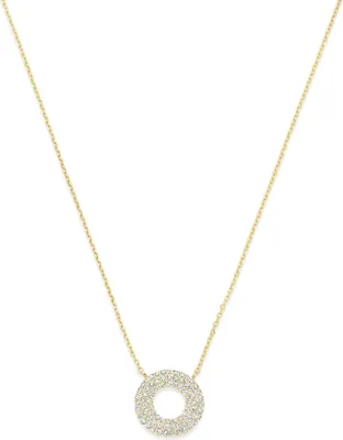 Produktbild von New Bling - 9NBG-0953 - 14K geelgouden ketting – O-vorm – met zirkonia