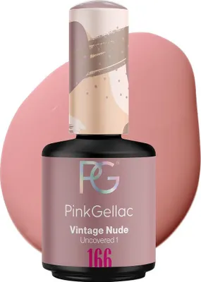 Produktbild von Pink Gellac - Shellac - Uncovered1 - Cremiges Finish - Vintage Nude - 15 ml