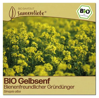 Produktbild von Samenliebe  Gelbsenf Samen | Bienenweide - samenfestes  Saatgut