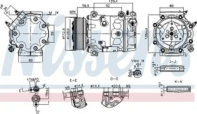 Image de Compresseur de climatisation NISSENS 890780