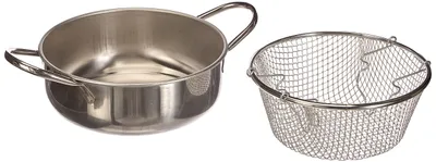 Produktbild von Excelsa 42499 Frittiertopf, Edelstahl, 24 cm Durchmesser