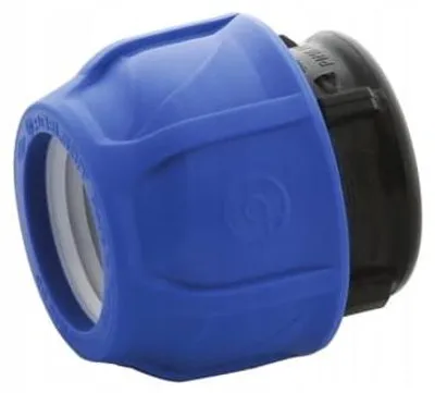Image de Poelsan Bouchon à visser pour tuyau PE DN25 PN16