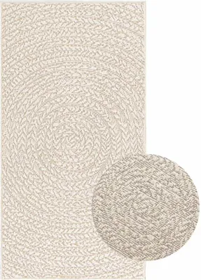 Obrázek produktu pro Koberec ZIZUR krémová 60x110 cm jutový vzhled interiér exteriér