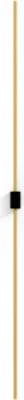 Produktbild von Lanar LED Wandleuchte 80cm SchwarzGold 10W