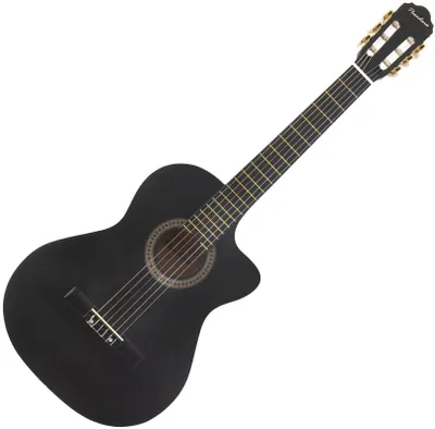 Image de Pasadena SC041C 4/4 Black Classical Guitar
