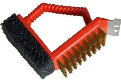 Obrázok produktu pre Čistiaca kefa na gril 3 v 1 s ergonomickou rukoväťou
