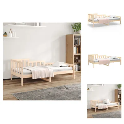 Image de vidaXL Lit de jour 90x190 cm Pin massif - Lits et sommiers