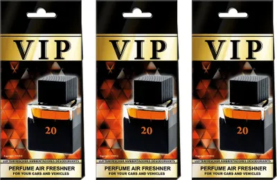 Produktbild von 3x Auto Duft VIP 20, Lufterfrischer Auto,Duftbaum auto,Auto zubehör,Duftspender
