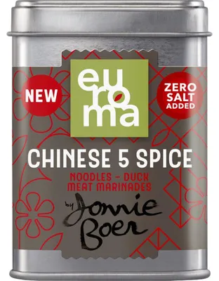 Immagine prodotto di Euroma Chinese 5 Spices di Jonnie Boer, 45 g - miscela di spezie aromatiche per la cucina asiatica