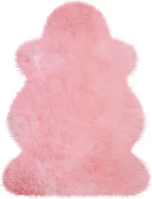 Produktbild von Heitmann Felle Australisches Premium Lammfell  Farbe Rosa; Größe ca. 100 x 68 cm 102RO