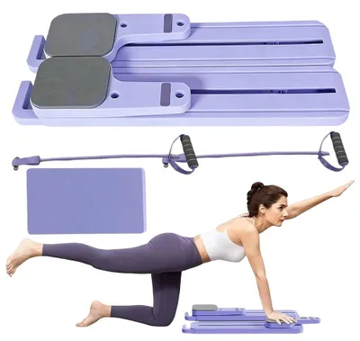 Obrázek produktu pro Lavička na posilování břišních svalů a set na jógu – fitness zařízení 7 v 1 – cvičení doma – posilování břišních svalů – kardio trénink