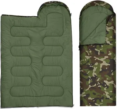 Produktbild von Mumienschlafsack, Blau, Polyester, 210x75 cm