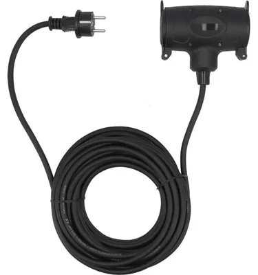 Productafbeelding van Yato - Verlengkabel met stekker AW3493 (15 meter) (zwart)