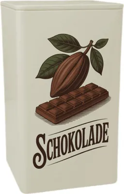 Produktbild von Kakaoschote Schokoladentafel Vintage Dose 900ml